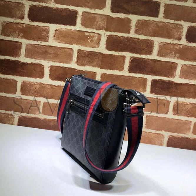 GUCCI BLACK SMALL MESSENGER BAG 523599 (23.5*21*4.5cm) GUCCI BLACK SMALL MESSENGER BAG 523599 (23.5*21*4.5cm)